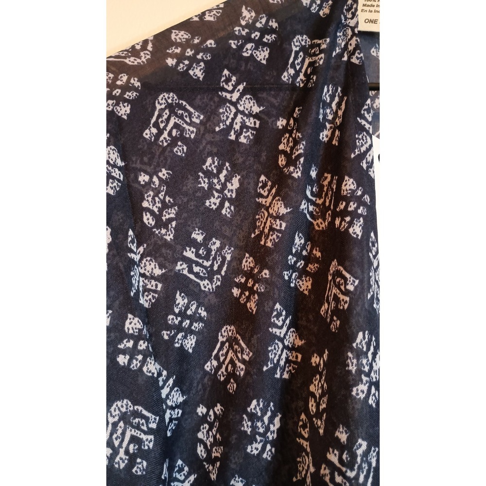 NWT Raj Navy Boho Kimono Open Front Lightweight Layer One Size - Picture 2 of 7